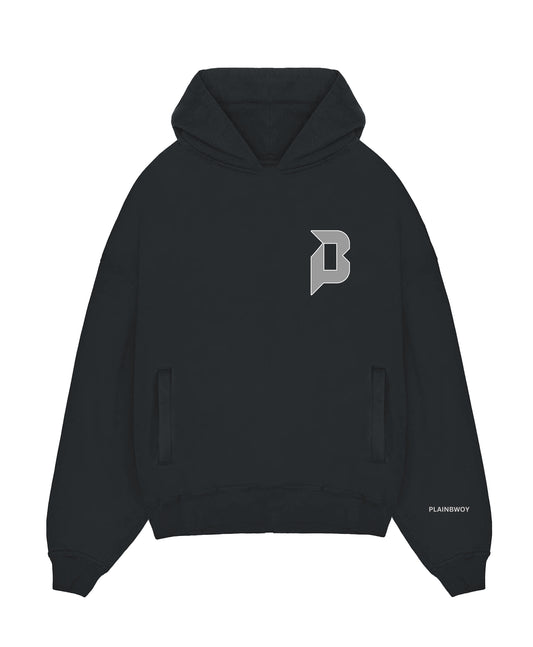 PLAINBWOY OVERSIZED HOODIE [CHARCOAL]